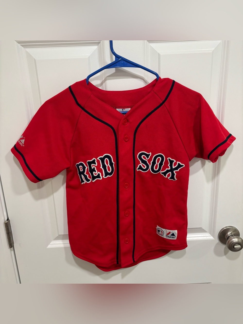Majestic Boston Red Sox Trot Nixon #7 Baseball Jersey Boys U.S. Small